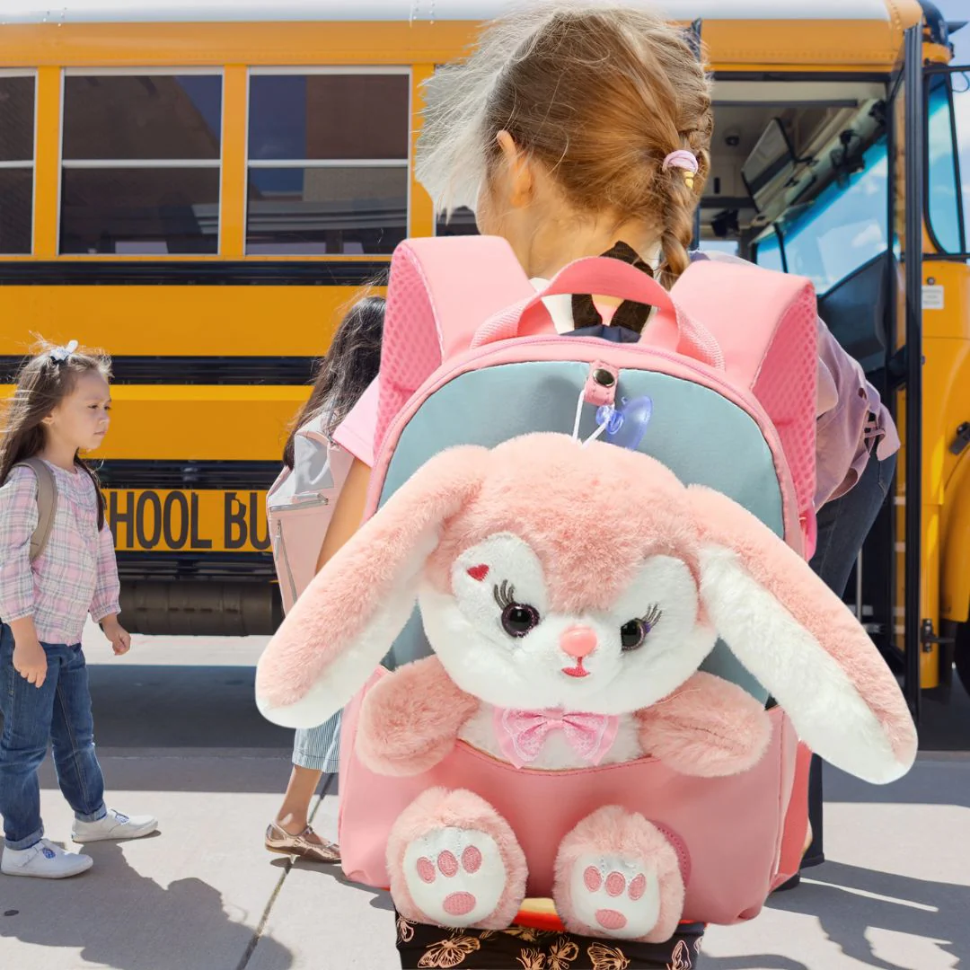 SAC À DOS MATERNELLE| Cartable Mignon Lapin (3-6ans)🎒 – Image 9