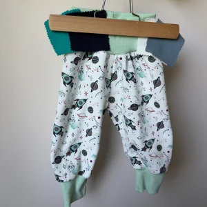 Sarouel évolutif personnalisable I Fusées et Planètes Blanc