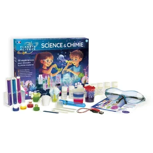 Kit Chimie Enfant: 30 expériences scientifiques (10+)