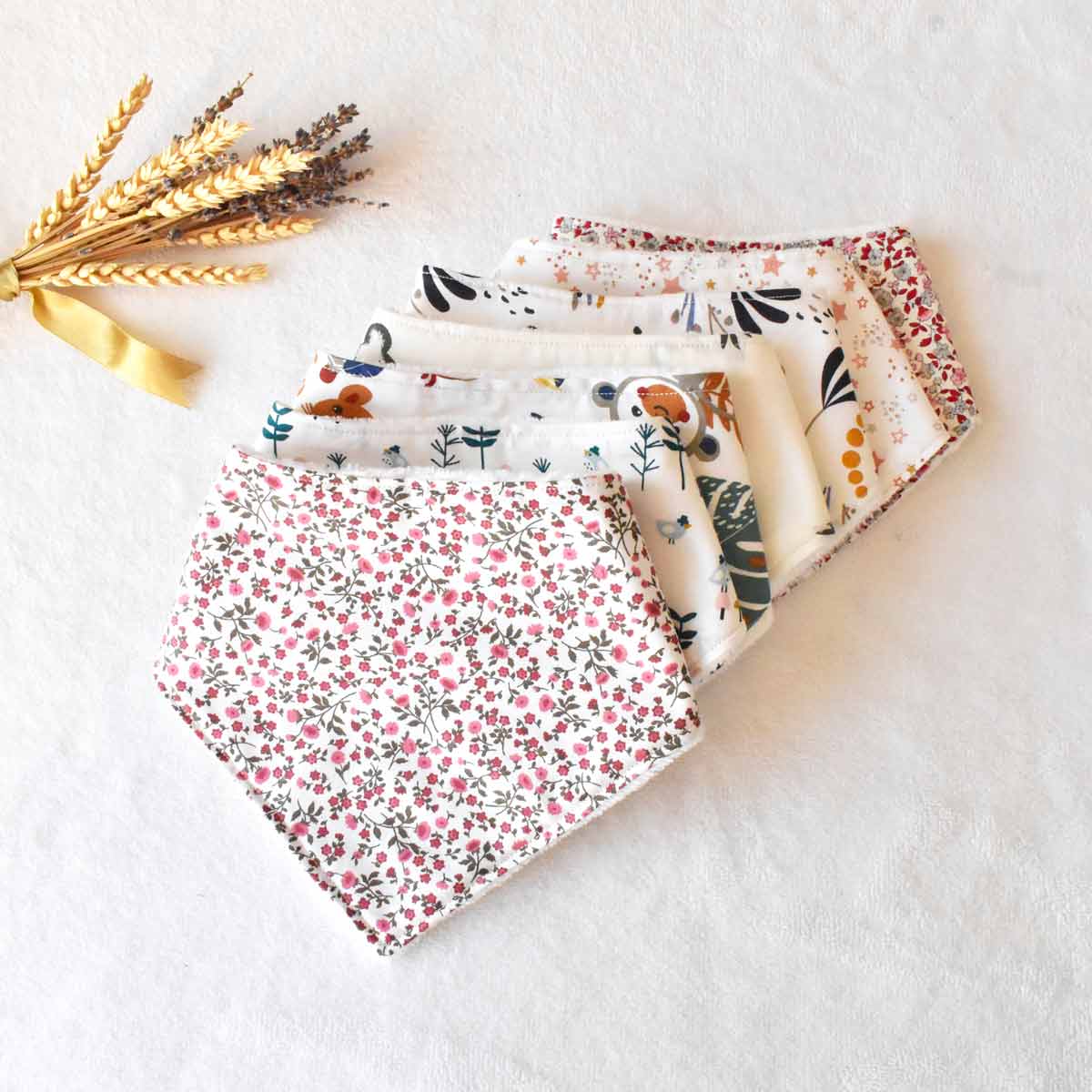 Coffret de 7 bavoirs bandana – Image 5