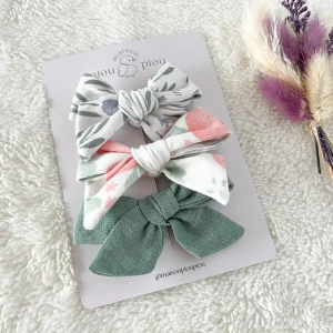 Trio de barrettes cheveux bébé et fille