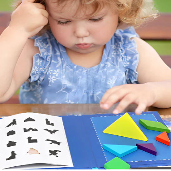 Tangram Montessori Logique''7Blocs™'' | 294 problèmes & solutions (Dès 3+ans) – Image 9
