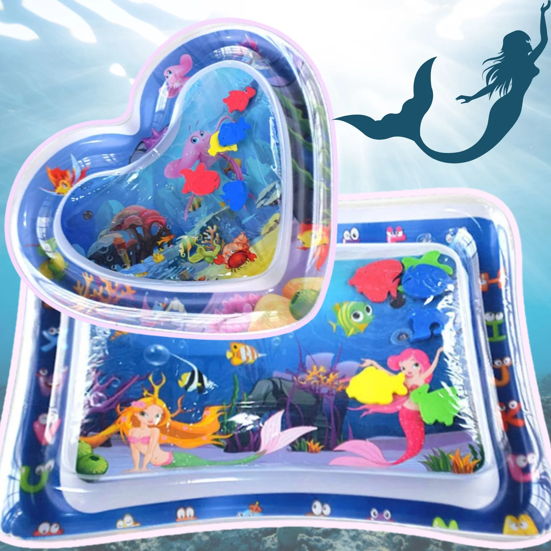Tapis d'Eau Bébé 💧Jouet d'Exercice pour bébé – Image 8