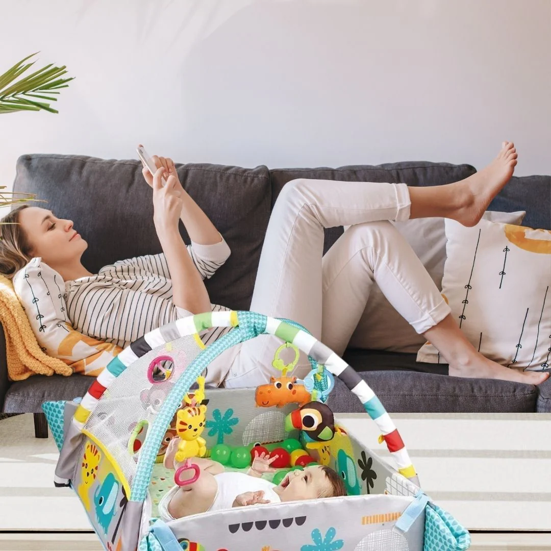 Tapis d'éveil bébé| Cadre de Fitness et couverture🧸 – Image 5