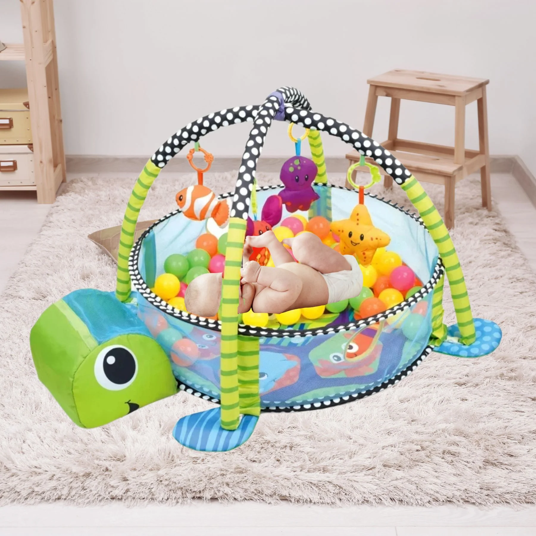 TAPIS EVEIL BEBE: L'arène de sport de bébé – Image 8