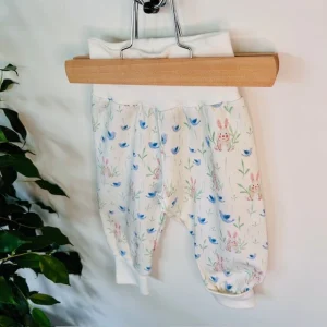 Sarouel motif petits lapins et petits oiseaux