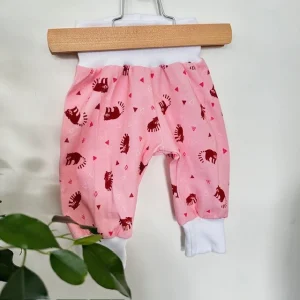 Sarouel rose motif pandas