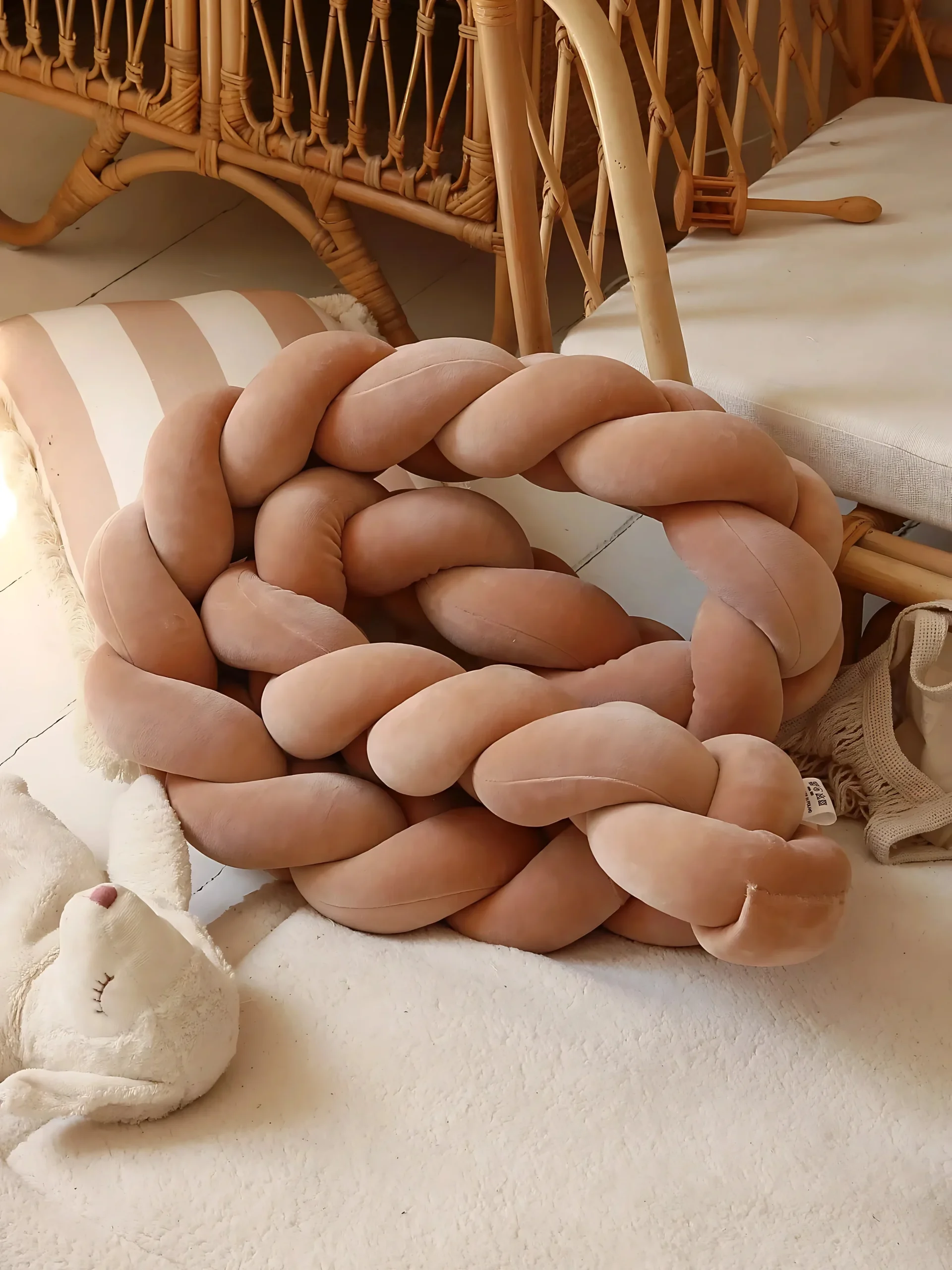 Tresse de Lit Terracotta 3 Brins Oeko-Tex®