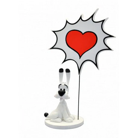 Figurine résine Idéfix Astérix bulle cœur – Collectoys