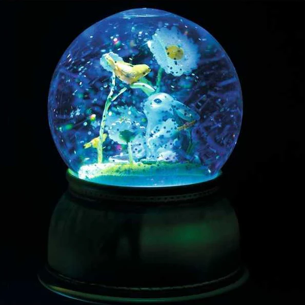 Veilleuse enfant boule à neige Lapin - Little Big Room – Image 2