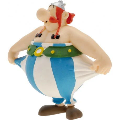 Figurine PVC - Obélix tenant son pantalon